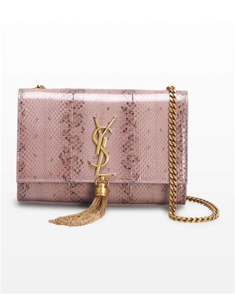 ysl snakeskin bag pink|Saint Laurent Pink Handbags for Women .